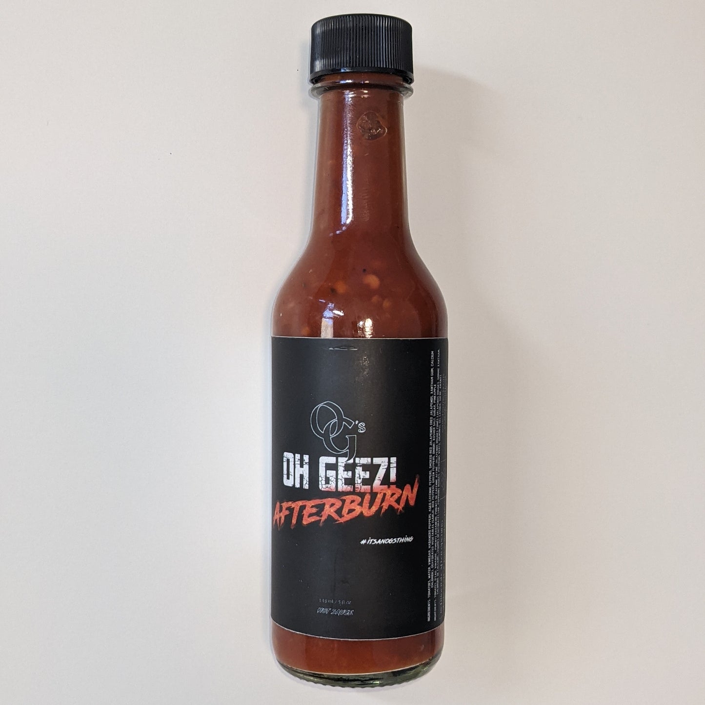 OH GEEZ AFTERBURN Hot Sauce - by O'Grady's Outpost